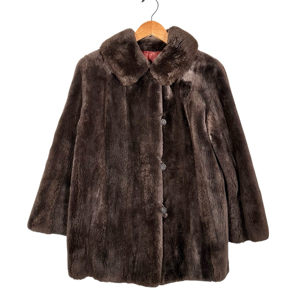 VINTAGE Soft Rabbit Fur Coat